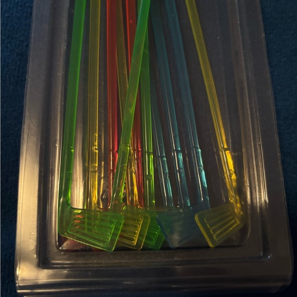 Vintage Farberware Swizzle Sticks Cocktail Stirrers 11 Golf Clubs NOS - Picture 6 of 7
